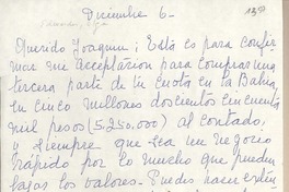 [Carta] 1959 diciembre 6, Santiago, [Chile] [a] Joaquín Edwards Bello
