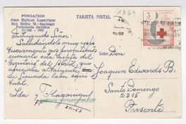 [Tarjeta postal] 1963 diciembre, Santiago, Chile [a] Joaquín Edwards Bello