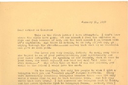 [Carta] 1957 jan. 31, [New York] [a] Esther de Cáceres, [Montevideo]