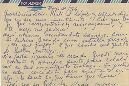 [Carta] 1966 may. 20, [Montevideo, Uruguay] [a] Doris Dana, [New York]