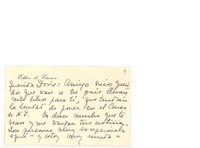 [Tarjeta] [1966?], [Montevideo], [Uruguay] [al] Doris Dana [New York]