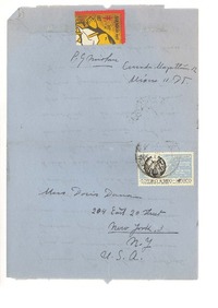 [Carta], 1957 dic. 24, México [a] Doris Dana, [New York]