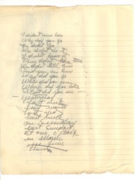 [I didn't came here]