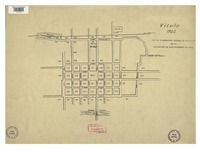 Vicuña con la numeración oficial de las manzanas [mapa] : Asociación de Aseguradores de Chile.