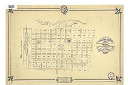 Plano de la ciudad de Parral con la numeración oficial de las manazanas [material cartográfico] : de la Asociación Chilena de Aseguradores Contra Incendio.