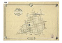 Plano de la ciudad de San Fernando con la numeración oficial de las manazanas [material cartográfico] : de la Asociación Chilena de Aseguradores Contra Incendio.