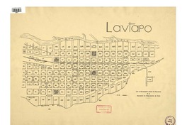Lavtapo con la numeración oficial de manzanas