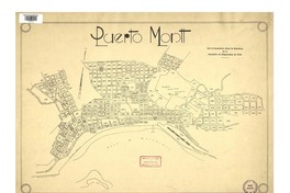 Puerto Montt con la numeración de oficial de manzanas