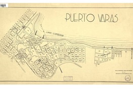 Puerto Varas con la numeración de oficial de manzanas [material cartográfico] : de la Asociación Aseguradores de Chile.