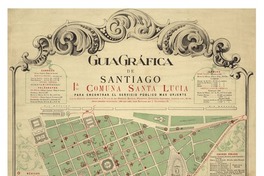 Guía gráfica de Santiago 1° Comuna Santa Lucia.