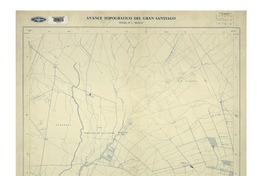 Avance topográfico del gran Santiago