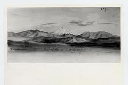 [Dibujo del volcán Nevado Longaví]