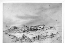 [Barco naufragado en Valparaíso, 29 Junio 1840]