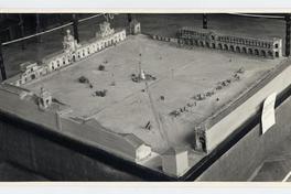 [Maqueta : vista de la Plaza de Armas]
