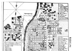 Plano de la ciudad de Santiago del Reyno de Chile...