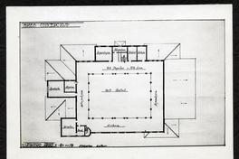 [Album Museo de Historia Natural de Concepción: Ante-Proyecto Museo], Segundo Piso; A[rnoldo] Michaelsen, Arqto.