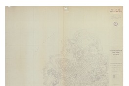 Plano de Valparaíso estudios para el plan regulador urbano comunal de Valparaíso : levantamiento aerofotogametrico de la ciudad de Valparaíso y localidades de Placilla y Laguna Verde