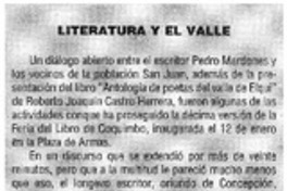 Literatura y el Valle