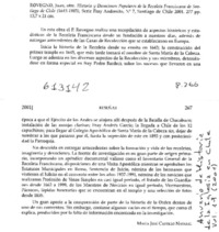 Historia y devociones populares de la Recoleta Franciscana de Santiago (1643-1985)  [artículo] María José Castillo Navasal