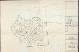 Plano de la ciudad de Puerto Natales plano de estudio [material cartográfico] : Secretaría Regional Ministerial Vivienda y Urbanismo XIIa. Región.