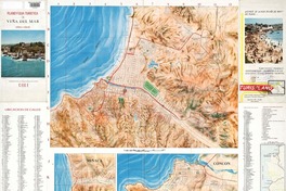 Plano y guía turística de Viña del Mar-Reñaca-Concón