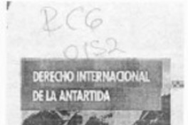 Derecho de la Antártida  [artículo].