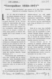 Llanquihue 1852-1977