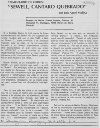 Sewell, cántaro quebrado