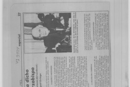 Lo que el cardenal ha dicho en sus 20 años de arzobispo.