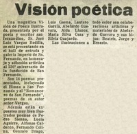 Visión poética.