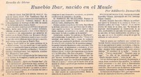 Eusebio Ibar, nacido en el Maule