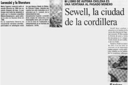 Sewell, la ciudad de la cordillera.