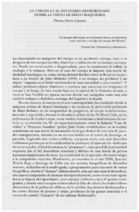 La virgen en el santuario desmoronado (sobre La Tirana de Diego Maquieira)