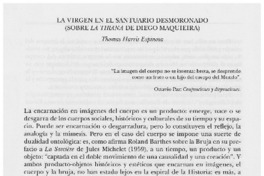 La virgen en el santuario desmoronado (sobre La Tirana de Diego Maquieira)