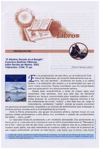"El albatros dorado en el Beagle"