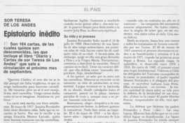 Epistolario inédito