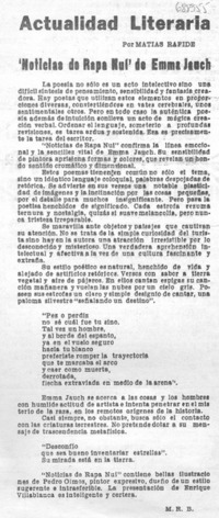 Noticias de Rapa Nui