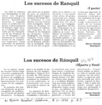 Los sucesos de Ránquil