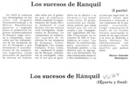 Los sucesos de Ránquil
