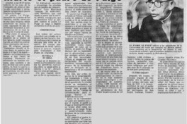 Murió el padre Le Paige.