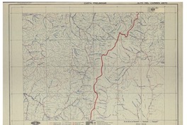 Alto del Carmen 2870 : carta preliminar [material cartográfico] : Instituto Geográfico Militar de Chile.