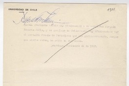 [Carta] 1959 noviembre 21, Santiago, [Chile] [a] Joaquín Edwards Bello