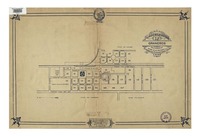 Plano de la ciudad de Graneros con la numeración oficial de las manazanas