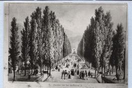 Paseo de La Cañada en Santiago