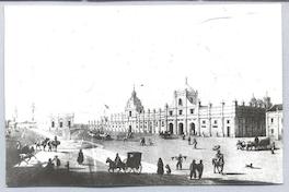 [Plaza de Armas de Santiago hacia 1830]