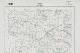Vilcún 3830 - 7200 [material cartográfico] : Instituto Geográfico Militar de Chile.