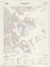 Ventisquero Benito 4700 - 7340 [material cartográfico] : Instituto Geográfico Militar de Chile.