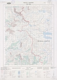 Volcán Copahue 3745 - 7100 [material cartográfico] : Instituto Geográfico Militar de Chile.
