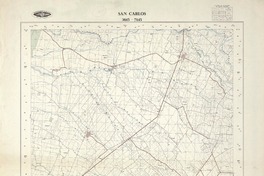 San Carlos 3615 - 7145 [material cartográfico] : Instituto Geográfico Militar de Chile.