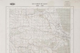 San Fabian de Alico 3630 - 7130 [material cartográfico] : Instituto Geográfico Militar de Chile.
